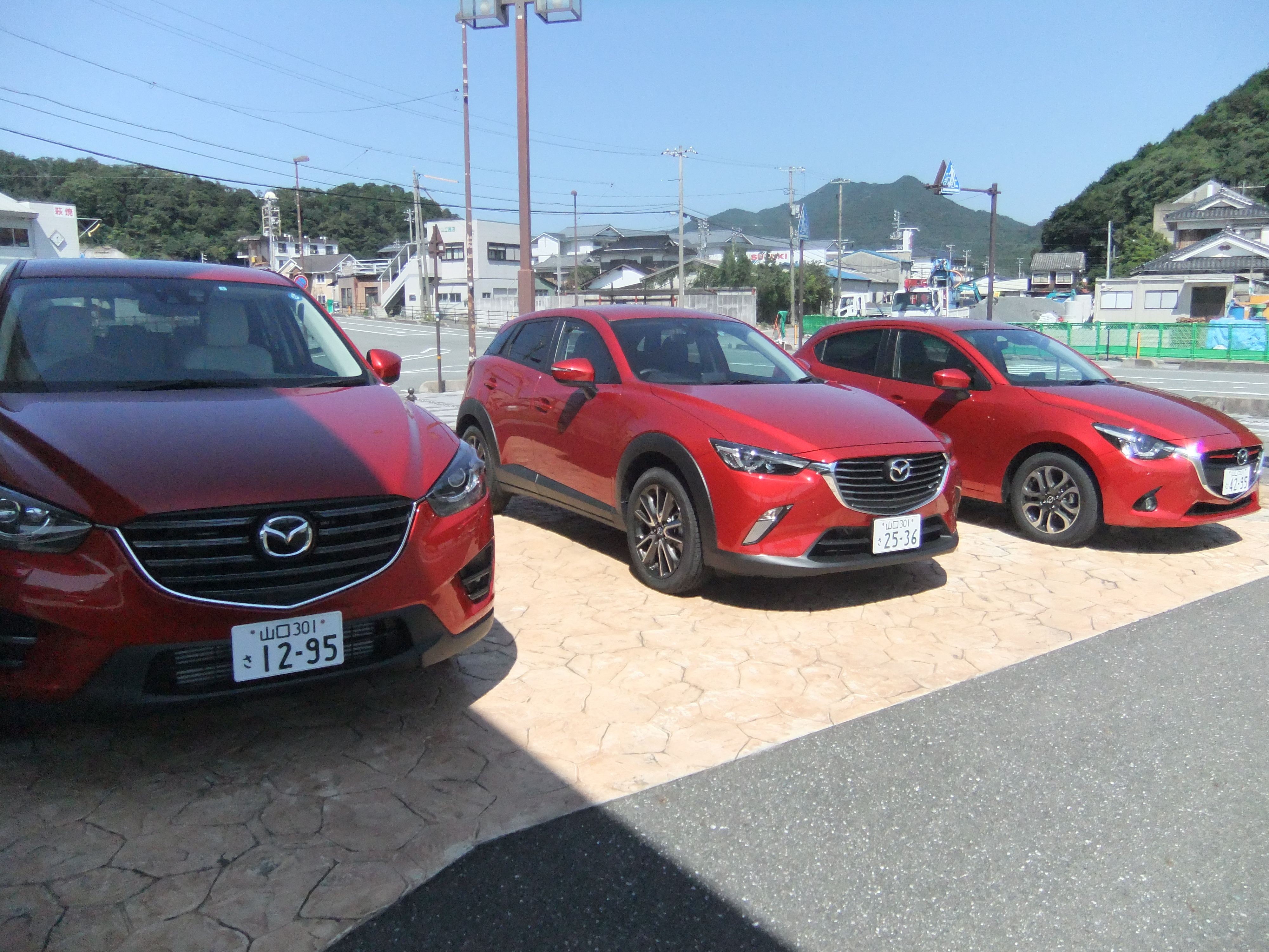 CX-5、CX-3、デミオ試乗車です！