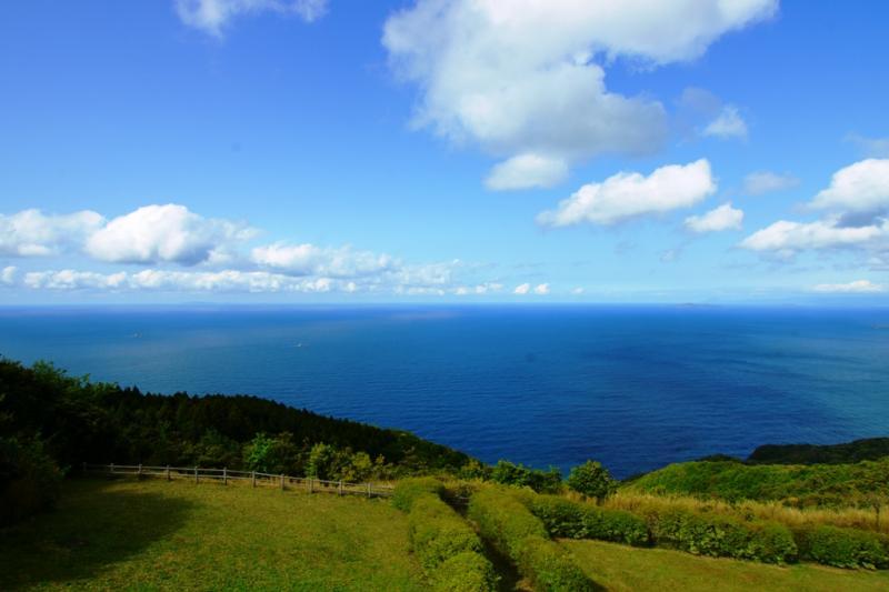 日本海の水平線