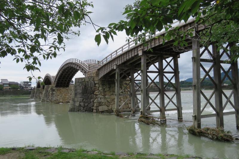 7月15日現在の錦帯橋