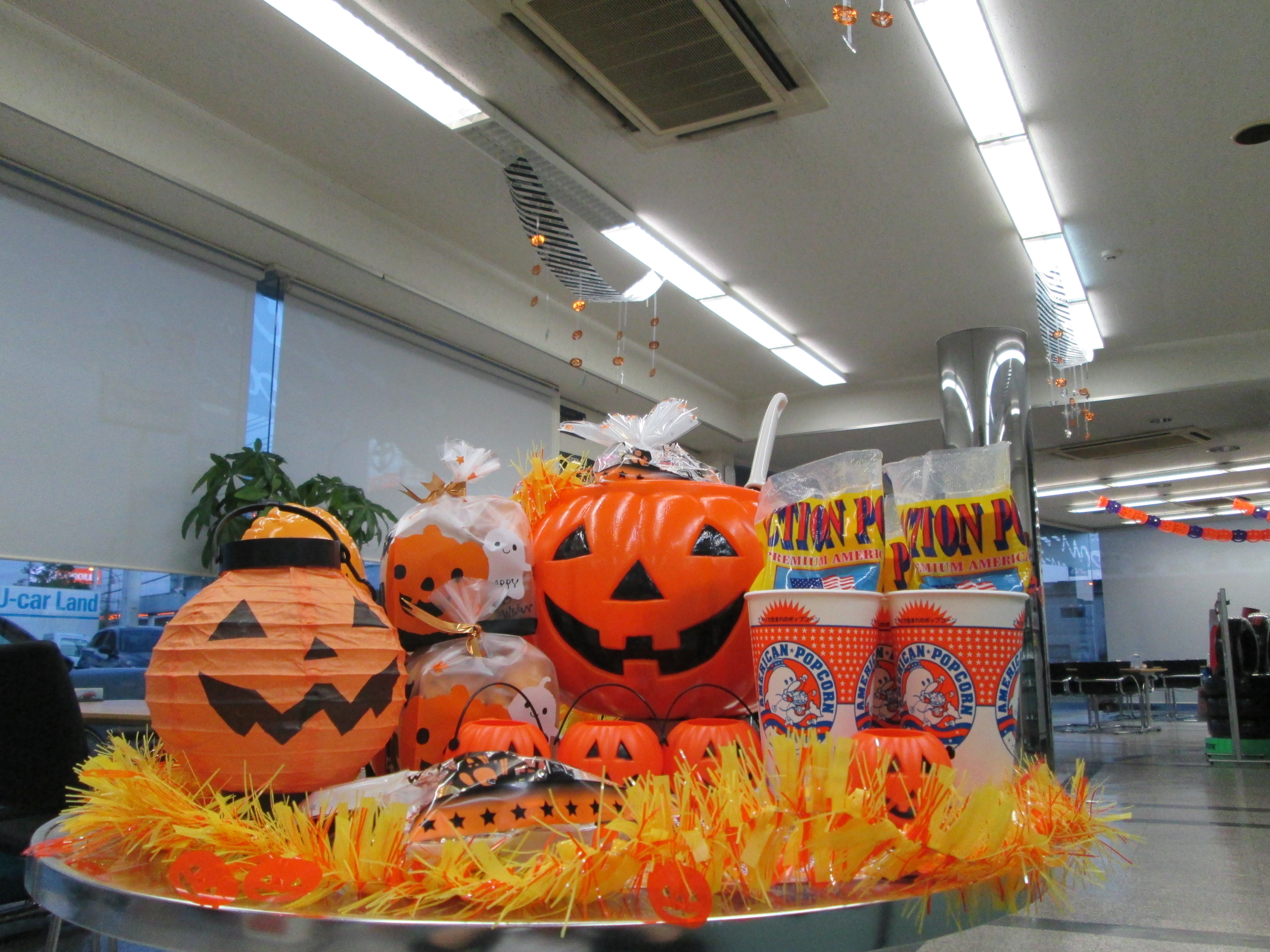 ポップコーンも準備してます