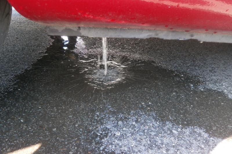 水抜き中です